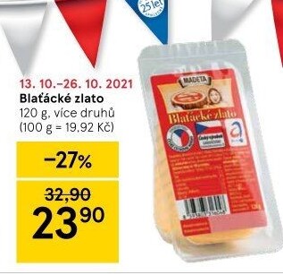 Sýr Blaťácké zlato Madeta