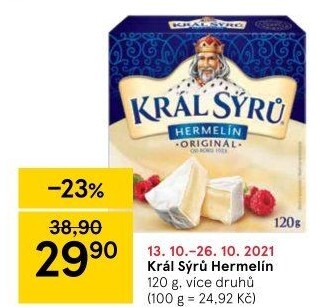 Sýr Hermelín Král sýrů