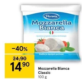 Sýr Mozzarella Bianca Moravia