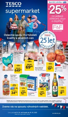 akční leták Tesco 13.10.2021-19.10.2021