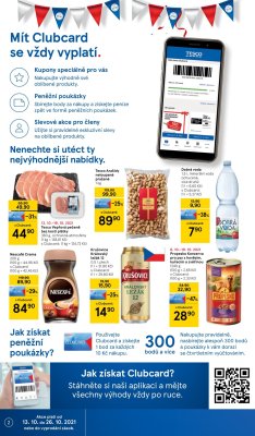 akční leták Tesco 13.10.2021-19.10.2021