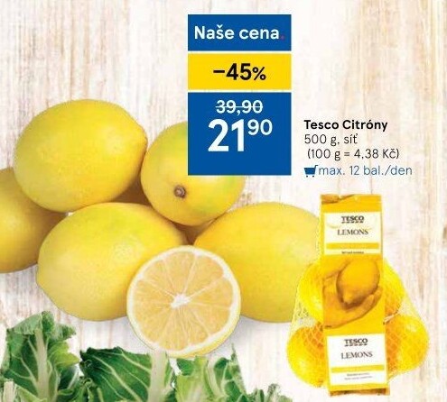 Citrony Tesco