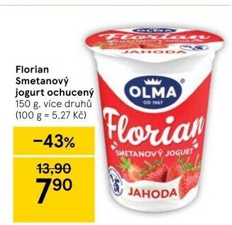 Jogurt smetanový Florian Olma