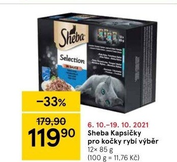 Kapsičky pro kočky Sheba