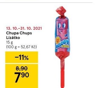 Lízátko Melody Pops Chupa Chups