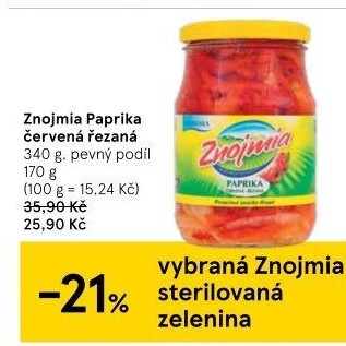 Paprika Znojmia