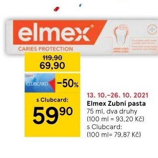 Pasty na zuby Elmex