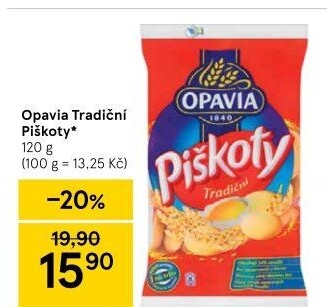 Piškoty Opavia