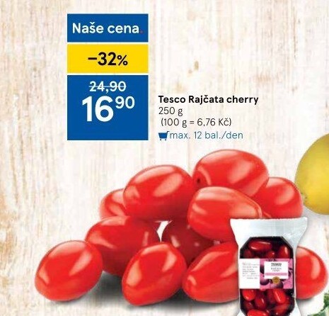 Rajčata cherry Tesco