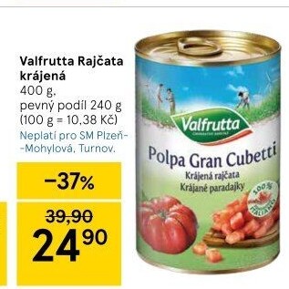 Rajčata krájená Valfrutta