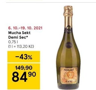 Sekt Demi Sec Mucha