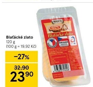 Sýr Blaťácké zlato Madeta