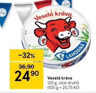 Sýr tavený Veselá kráva