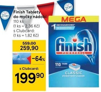Tablety do myčky Finish