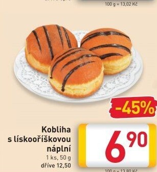 Kobliha s náplní