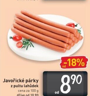 Párky javořické