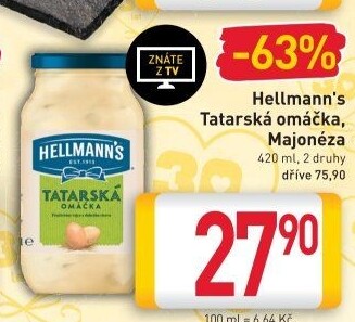 Tatarská omáčka Hellmann'