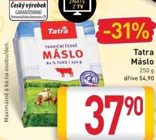 Máslo Tatra