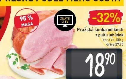 Šunka pražská od kosti