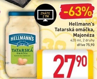 Tatarská omáčka Hellmann'