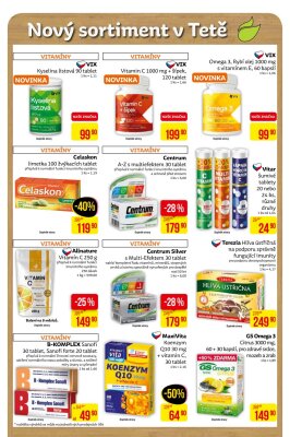 akční leták Teta drogerie 14.10.2021-24.10.2021
