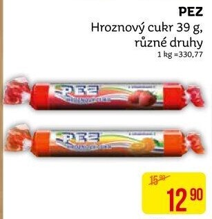 Bonbony z hroznového cukru PEZ