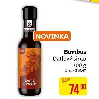 Datlový sirup Bombus