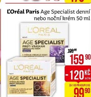Krém pleťový proti vráskám Age Specialist L'