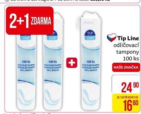 Odličovací tampony Tip Line
