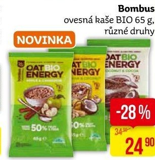 Ovesná energy kaše bio Bombus