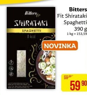 Těstoviny Shirataki Bitters Fit