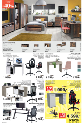 akční leták Sconto nábytek 15.10.2021-24.10.2021