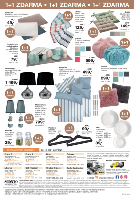 akční leták Sconto nábytek 15.10.2021-24.10.2021