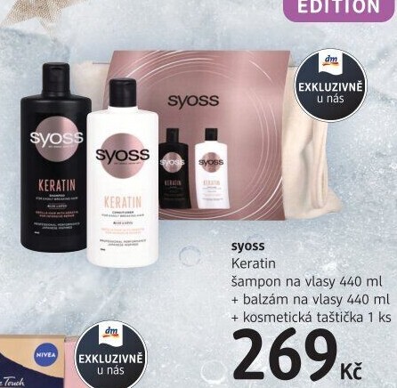 Dárková taška Keratin Syoss