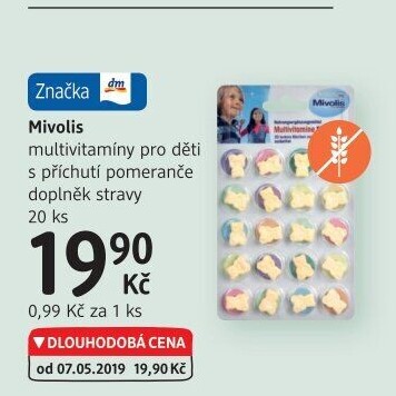 Doplněk stravy pro děti Multiviramin Mivolis