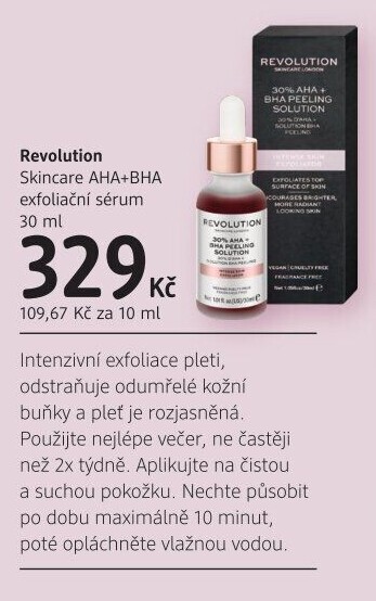 Exfoliační sérum AHA+BHA Makeup Revolution
