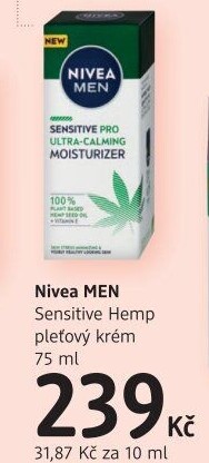 Krém pleťový pánský Sensitive Hemp Men Nivea