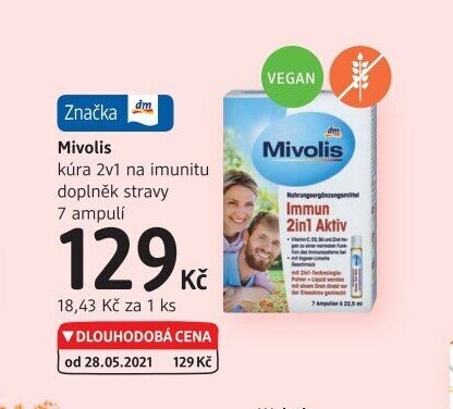 Kúra 2v1 na imunitu Mivolis