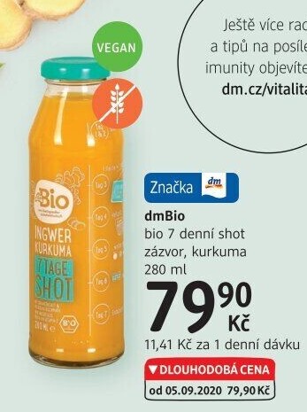 Nápoj Shot dm Bio