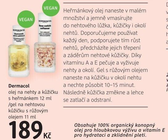 Olej na nehty a kůžičku Dermacol