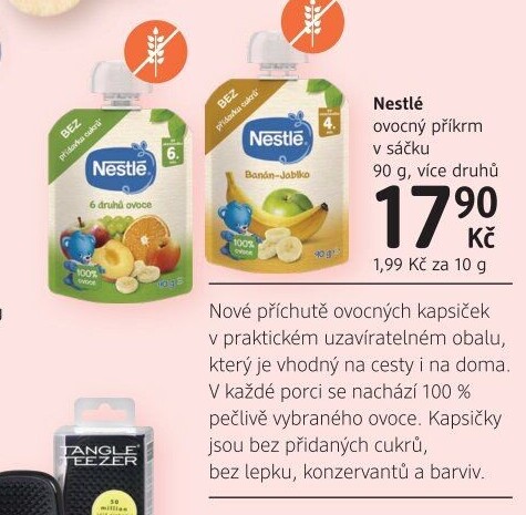 Ovocná kapsička Nestlé