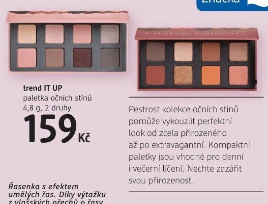 Paletka očních stínů trend IT UP