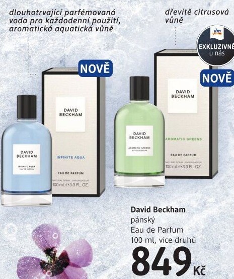 Parfémovaná voda pánská David Beckham