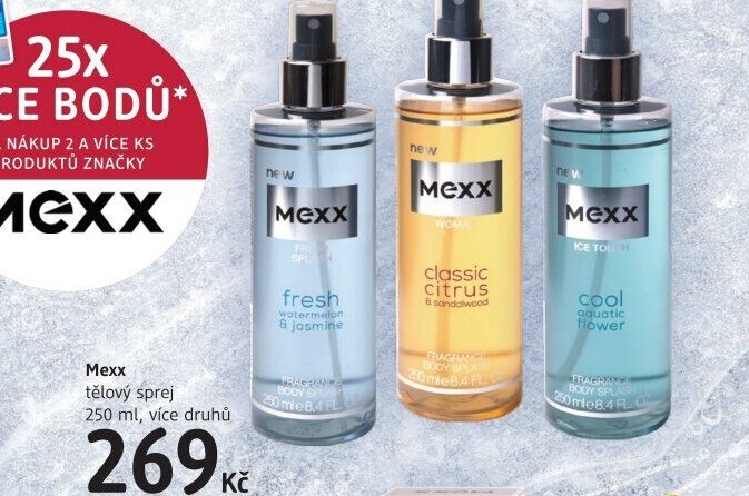 Parfémovaný tělový sprej Mexx