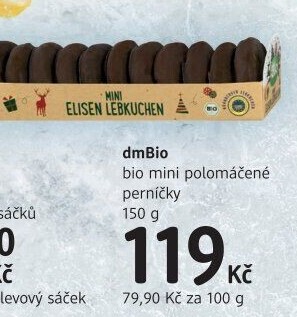 Perníčky polomáčené dm Bio