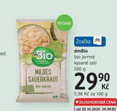 Zelí kysané dm Bio
