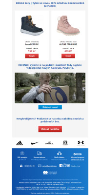akční leták Sportisimo 14.10.2021-19.10.2021