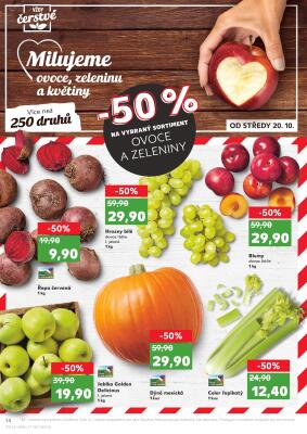 akční leták Kaufland 20.10.2021-24.10.2021