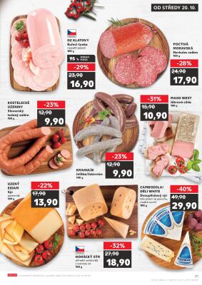 akční leták Kaufland 20.10.2021-24.10.2021