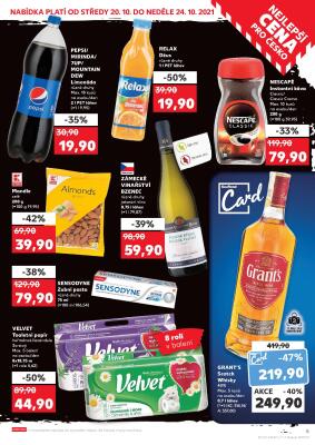 akční leták Kaufland 20.10.2021-24.10.2021
